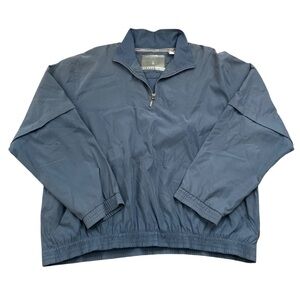 WeatherProof Performance Jacket Pullover Windbreaker Mens XL Convertible Sleeves